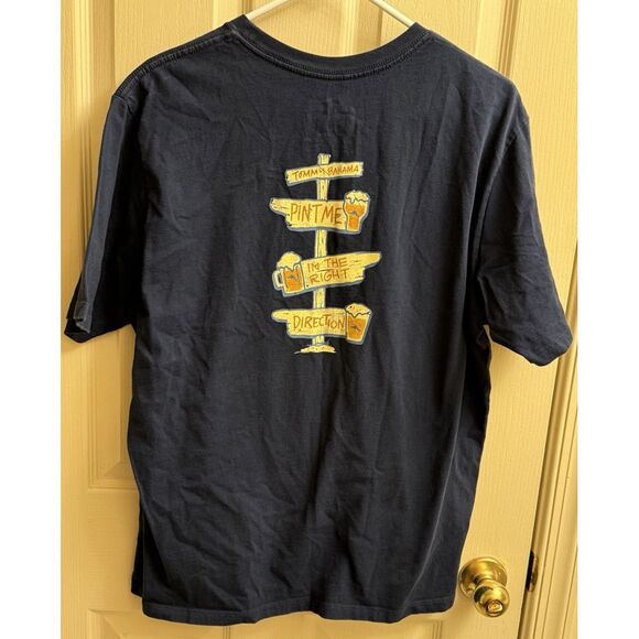 Tommy Bahama Relax Blue Casual Short Sleeve T-Shirt Mens Size Large - Picture 4 of 5